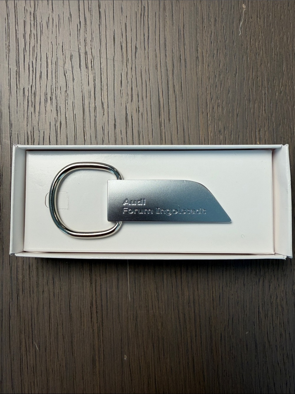 Forum Ingolstadt Silver Metal Keyring